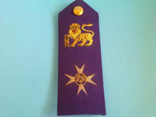 SA NAVY CHAPLAIN EPAULETTE